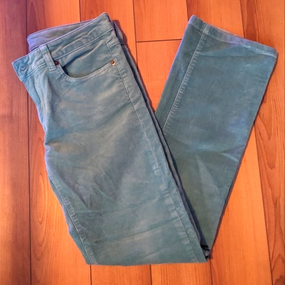 Patagonia Cotton Corduroy Pants Light Blue Straight Leg Size 27
